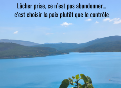 Le lacher prise
